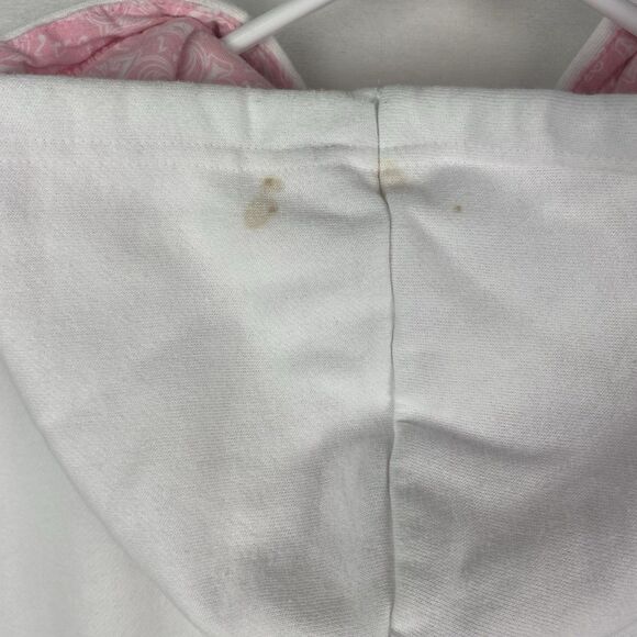 Disney 2016 Mickey Mouse Fantasia Sweater Womens XL White Hooded Sweatshirt - Picture 7 of 16